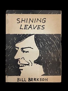 Shining Leaves by Bill Berkson Limited Edition of 500 1969