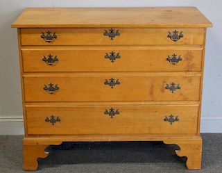 Antique American Maple 4 Drawer Chest.