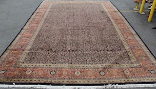 Large Vintage Finely Woven Handmade Carpet.