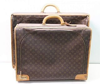 2 Vintage Louis Vuitton Soft Suitcases.