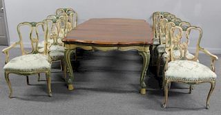 Venetian Style Dining Set to Include Table and 10