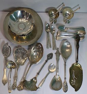 STERLING. Assorted Grouping of Hollow Ware and