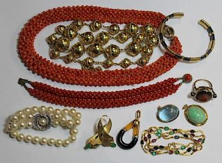 JEWELRY. Assorted Grouping of Gold and Silver