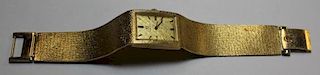 JEWELRY. Ladies 14kt Gold Omega Wrist Watch.