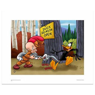 Looney Tunes, "Duck Season" Numbered Limited Edition with Certificate of Authenticity.
