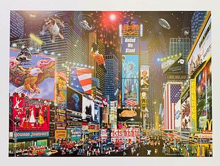 Alexander Chen- Poster "Times Square"
