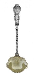 * An American Silver Soup Ladle, Gorham Mfg. Co., Providence, RI, Late 19th/Early 20th Century, Imperial Chrysanthemum pattern,