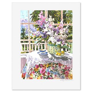 Marilyn Simandle, "Lilacs and Lace" Limited Edition Printers Proof, Numbered and Hand Signed with Letter of Authenticity