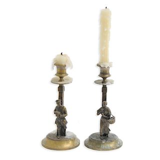 A Pair of Bronze Sconces. Russian Types 1900's.