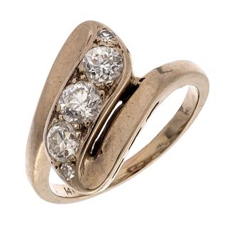 Diamond, 14k White Gold Ring