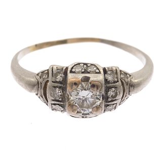 Edwardian Diamond, Platinum Ring