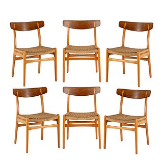 Hans Wegner for Carl Hansen, Set of Side Chairs