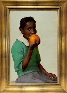 George Tobin Realist Portrait Painting of Phyllis