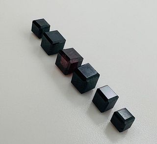 6 DIAMONDS 3.18 CT FANCY BLACK - C31211-3