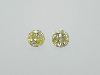 2 DIAMONDS 0.62 CT FANCY - I1-2 - F20305-15