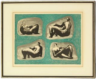 Henry Moore (1898-1986) UK, Color Lithograph