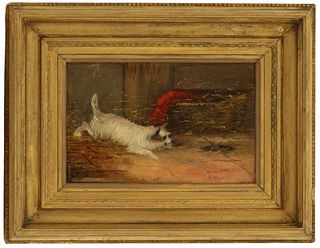 J. Langlois (1855-1904) British, Oil on Canvas