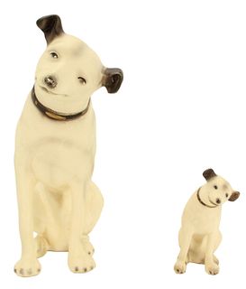 Pair of RCA Nipper Dogs
