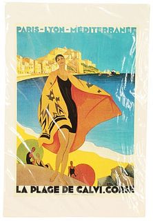 Roger Borders French Travel Poster Archival Print