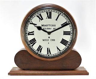English Masters Mahogany Gut Fusee Movement Clock