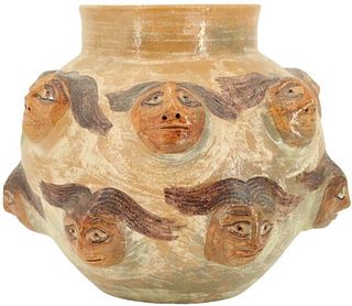 Dolores Porras (1937-2010) Mexico, Pottery Vase