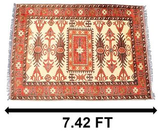 20C Likely Turkish Unique Field Oriental Rug