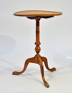 American Country Queen Anne Maple Tilt Top Table