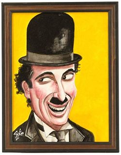 Charlie Chaplin  Art by Pulizter Prize Artist