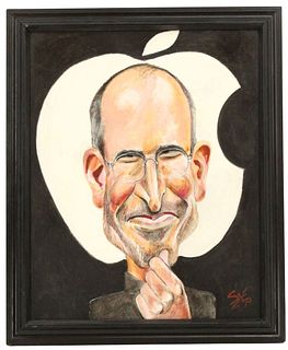 Steve Jobs Art by Pulitzer Prize Artist