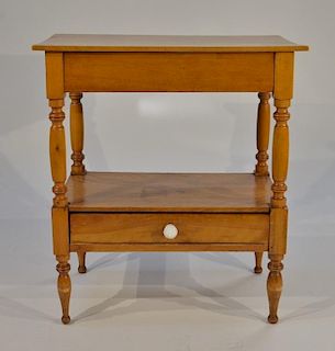 19C. N.E Country Sheraton One Drawer Work Stand