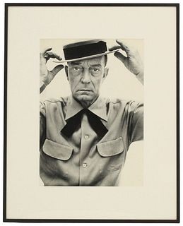 1959 Richard Avedon B/W Photo of Buster Keaton