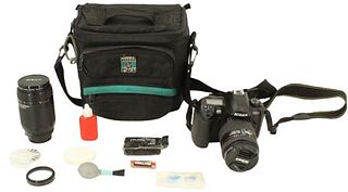 (2) Nikon Digital SLR Camera and Lens