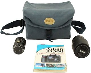 Pair of Nikon and Soligor Lenses
