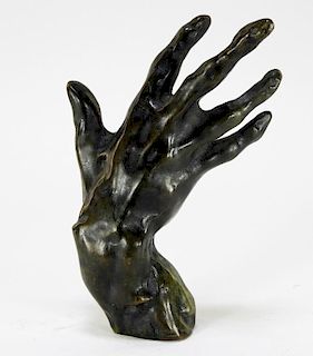 Aft. Auguste Rodin Bronze Model of a Hand