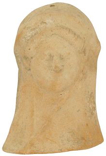 6th-5th Century B.C. Greek Ceramic Protome