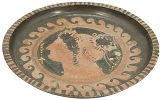 4th Century B.C. Greek Apulian Painted Plate