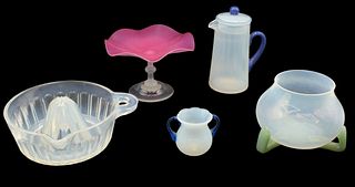 5 Assorted Pieces of Early American  Glassware