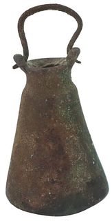 Ancient Roman Egypt Bronze Situla with Handle