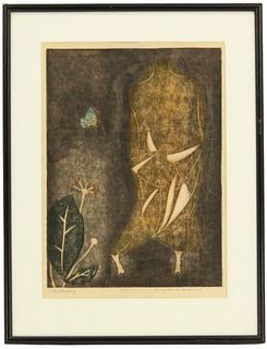 Kiyoshi Nagai (1911-1984) Japanese Woodblock Print