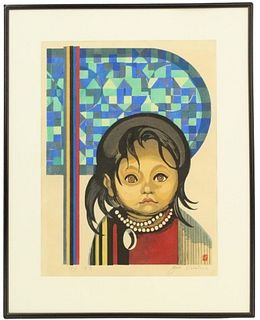 Jun-ichiro Sekino (1914-1988) Japanese Woodblock