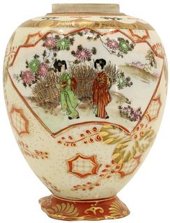 Early Japanese Noritake Porcelain Vase