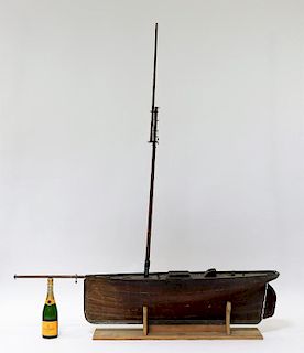 LG 19C. American Wood Pond Boat Model