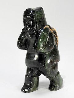 Vintage Ross Parkinson Eskimo Inuit Art Sculpture