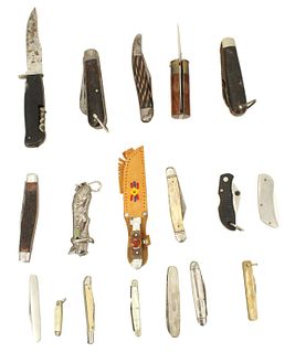 (18) Assorted Vintage Pocket Knives