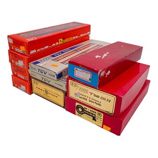 N & HO Scale Trains and Boxes