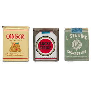 Vintage Cigarettes Including Listerine