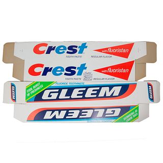 Gleem & Crest Cardboard Store Display