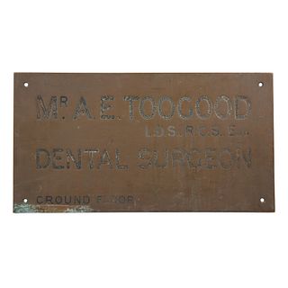 Copper Dental Surgeon Sign