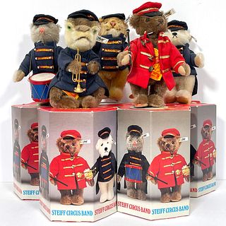 Steiff "Golden Age Of The Circus" Set Of Five Band Animals