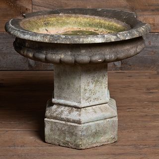 Carved Marble Font